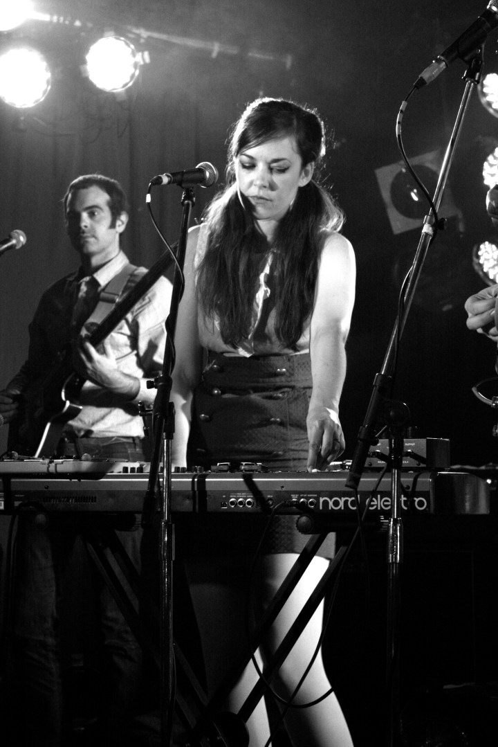 Heather Mansfield of The Brunettes | photo by Chris Familton