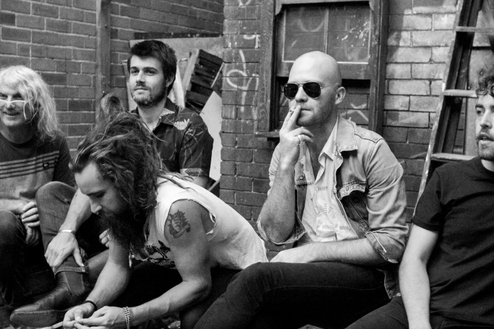 Greta Mob_L-R_Shane Fahey_Adam Kennedy_Tim Korn_Rhyece O'Neill_Luke Millar_phot credit Georgie Luhur