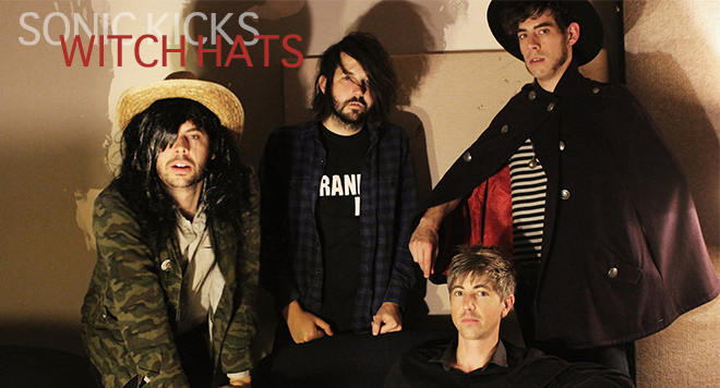 Sonic Kicks Witch Hats